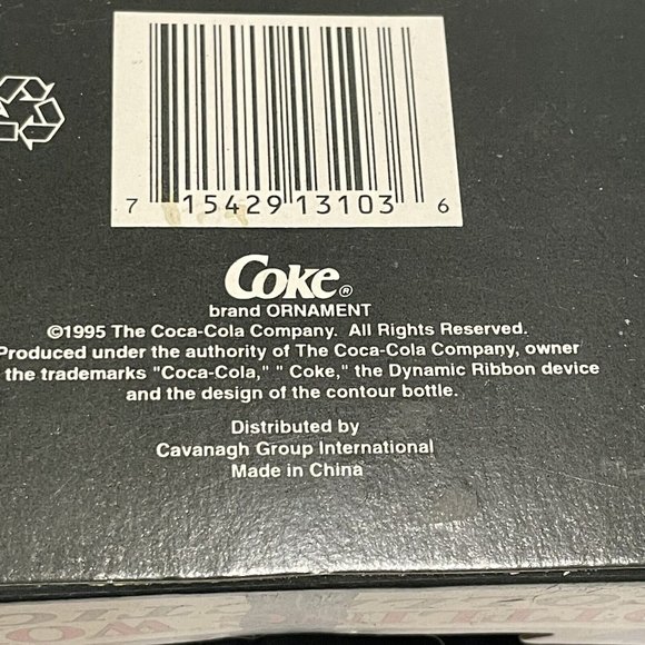 VTG Enesco: Delivery For Santa - Coca-Cola - Bottling Works Christmas Ornament - Picture 5 of 5